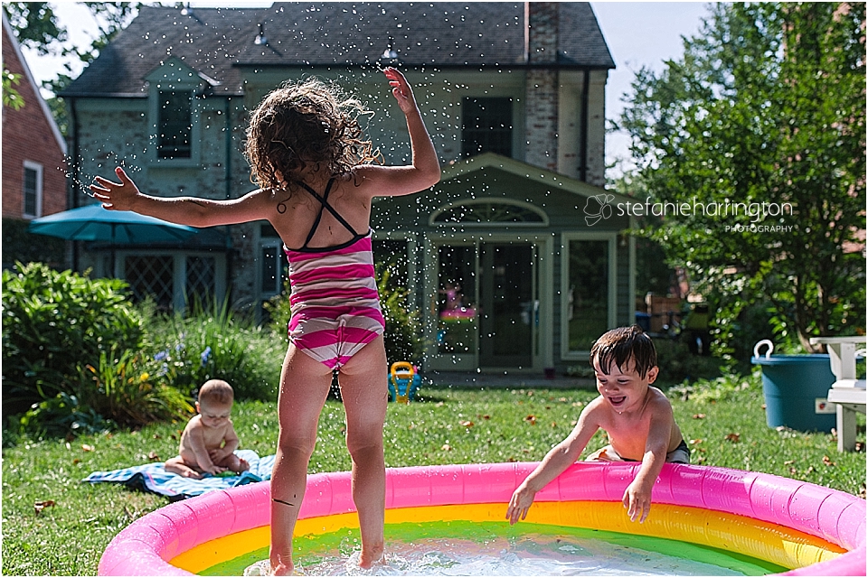 dc maryland family lifestyle photographer | backyard summer fun